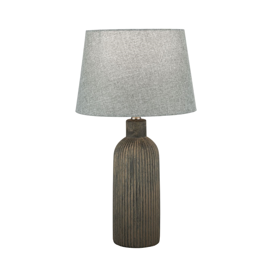 Stolná lampa ORCHID 1xE27/40W/230V keramika hnedá/šedá