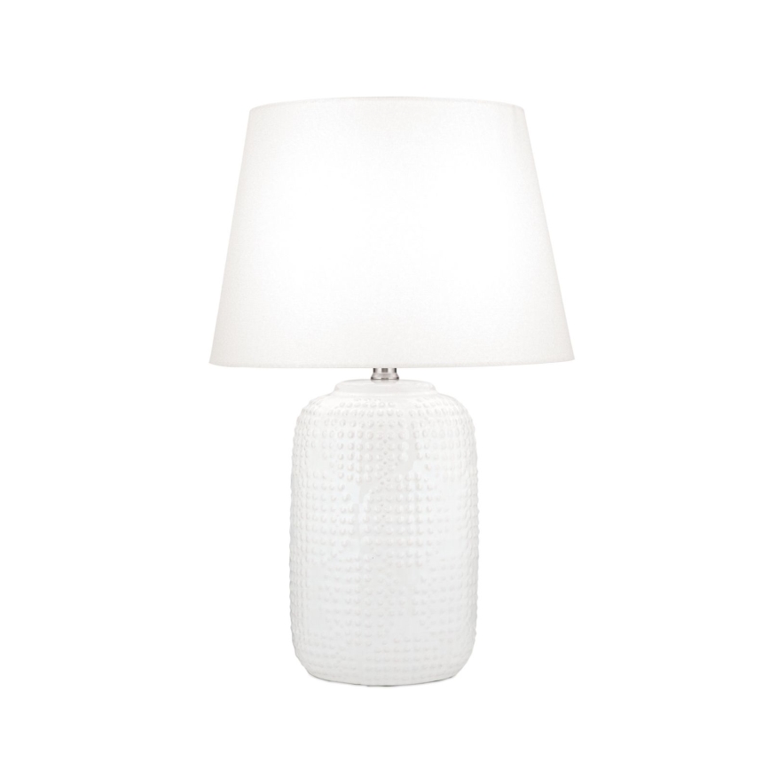Stolná lampa CORAL 1xE27/40W/230V keramika/biela
