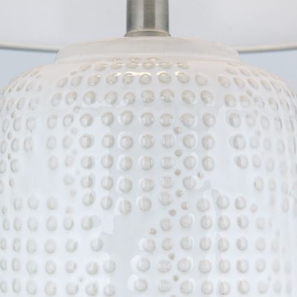 Stolná lampa CORAL 1xE27/40W/230V keramika/biela