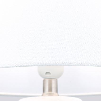 Stolná lampa CORAL 1xE27/40W/230V keramika/biela
