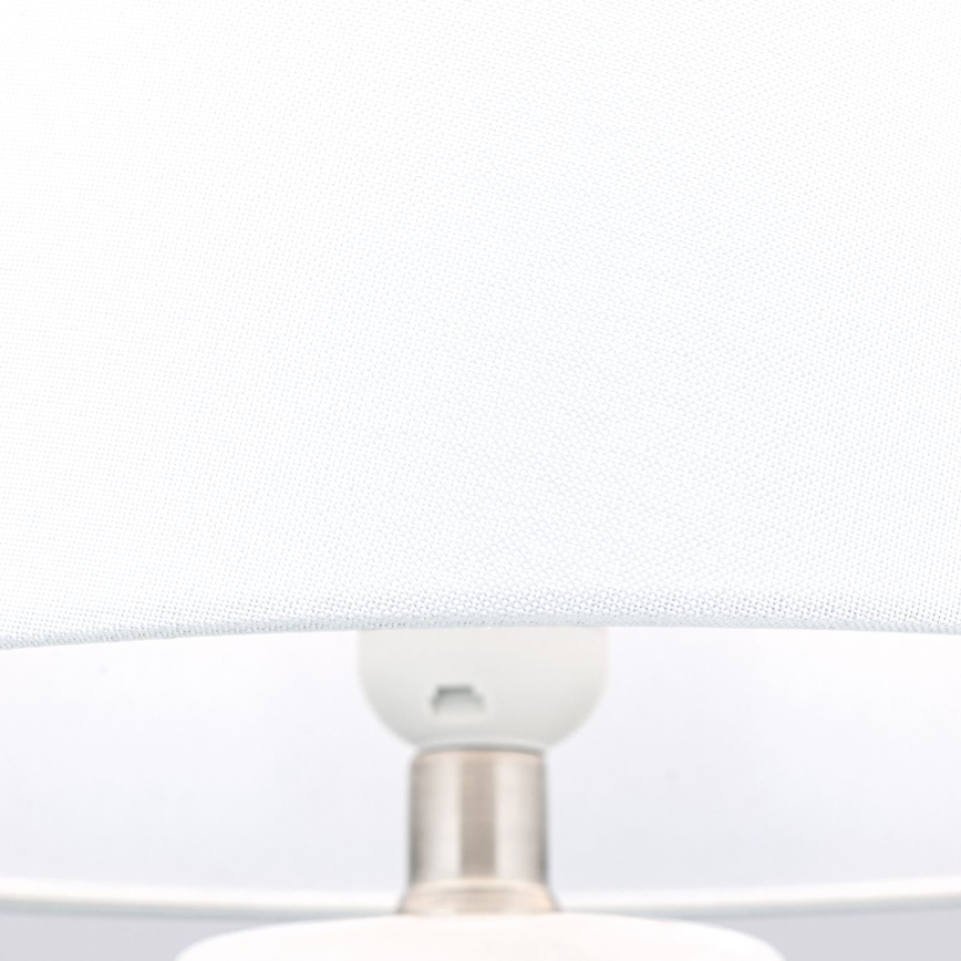 Stolná lampa CORAL 1xE27/40W/230V keramika/biela