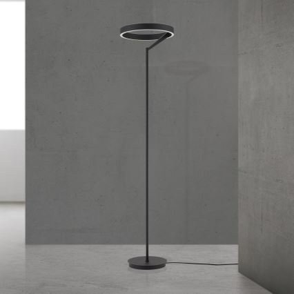 Stmievaná LED stojacia lampa KOLK LED/40W/230V 2700/4000K čierna