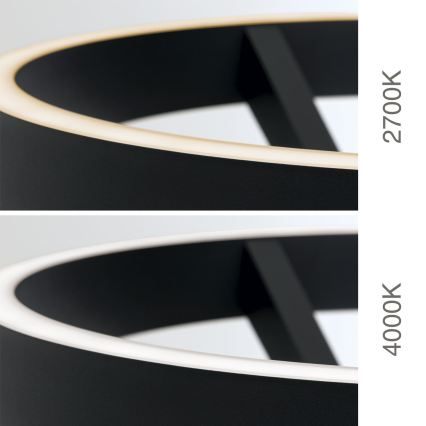 Stmievaná LED stojacia lampa KOLK LED/40W/230V 2700/4000K čierna