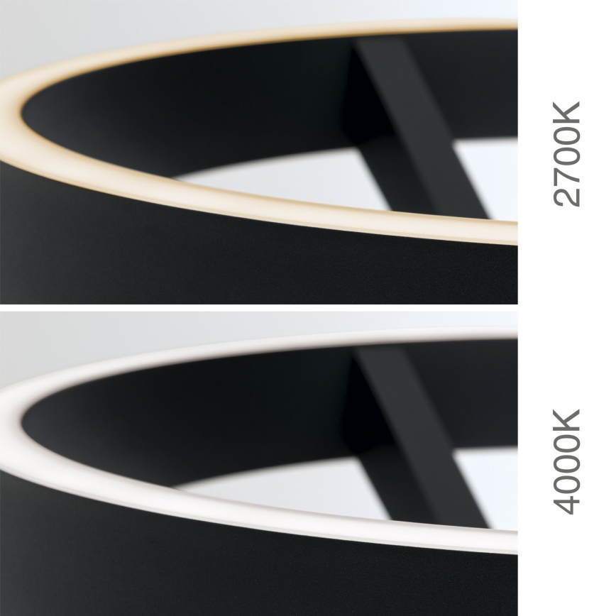 Stmievaná LED stojacia lampa KOLK LED/40W/230V 2700/4000K čierna