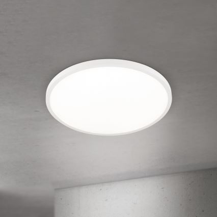 LED Stmievateľné stropné svietidlo DISC LED/46W/230V 2700/3000/4000K priem. 60 cm biela