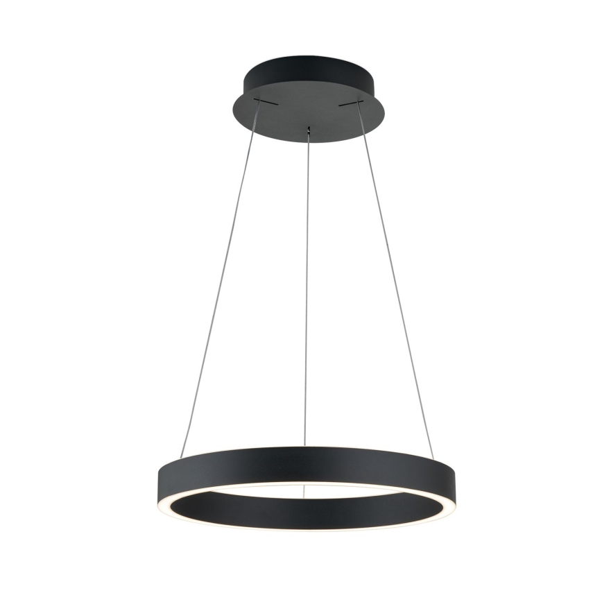 LED stmievateľný luster na lanku KOLK LED/40W/230V 2700/3000/4000K pr. 40 cm čierna