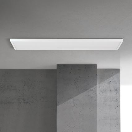 LED stmievateľný prisadený panel DISC LED/40W/230V 2700/3000/4000K 115x30 cm biely