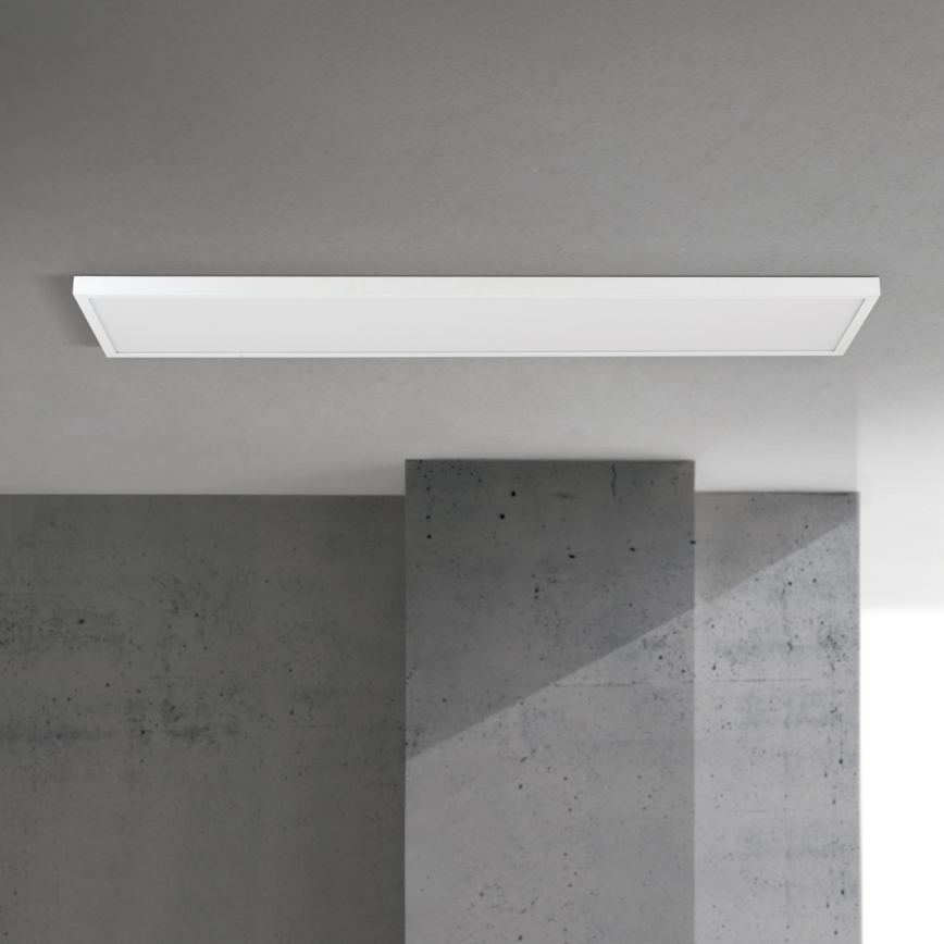 LED stmievateľný prisadený panel DISC LED/40W/230V 2700/3000/4000K 115x30 cm biely