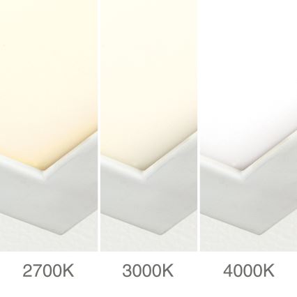 LED stmievateľný prisadený panel DISC LED/40W/230V 2700/3000/4000K 115x30 cm biely