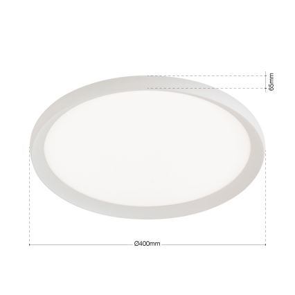 LED Stropné svietidlo KANT LED/30W/230V 2700/3000/4000K pr. 40 cm biele