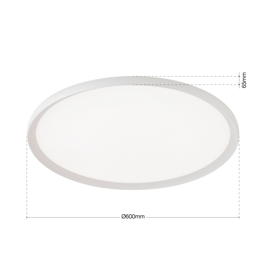 LED stropné svietidlo KANT LED/50W/230V 2700/3000/4000K priemer 60 cm biele