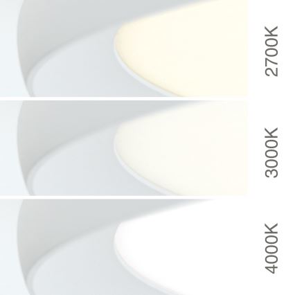 LED stropné svietidlo KANT LED/50W/230V 2700/3200/4000K priemer 60 cm biela