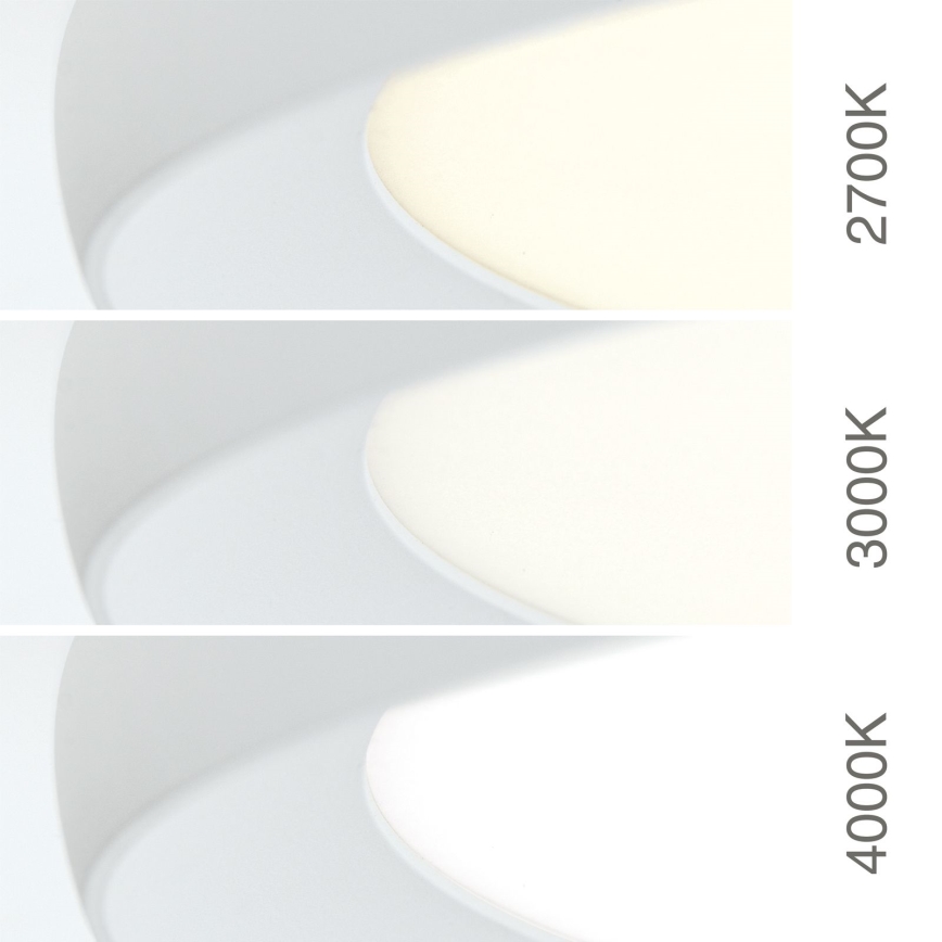 LED stropné svietidlo KANT LED/50W/230V 2700/3200/4000K priemer 60 cm biela