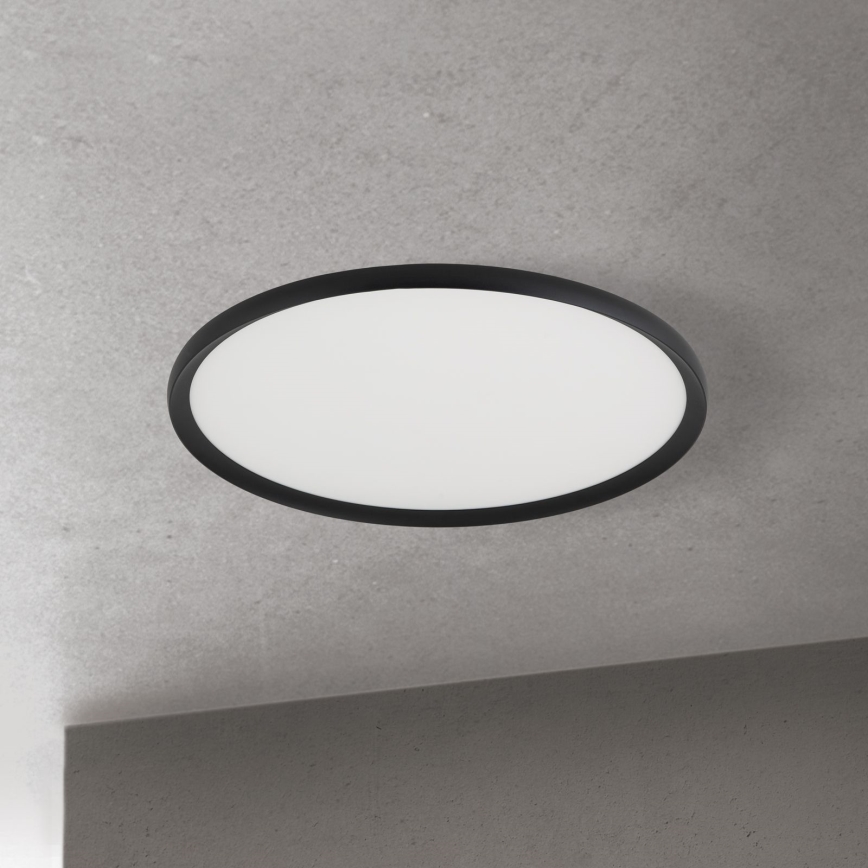 LED stropné svietidlo KANT LED/50W/230V 2700/3200/4000K priemer 60 cm čierne