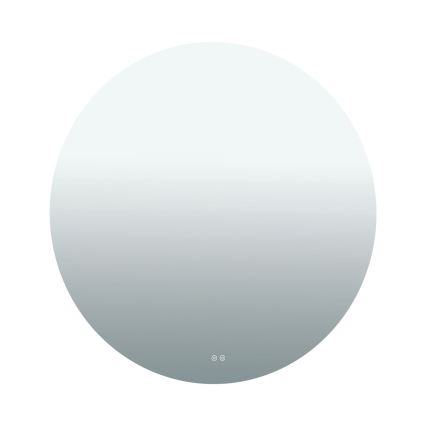 LED Kúpeľňové vyhrievané nástenné zrkadlo s podsvietením FOCUS LED/30W/230V 3000/4200/6000K pr. 100 cm IP44