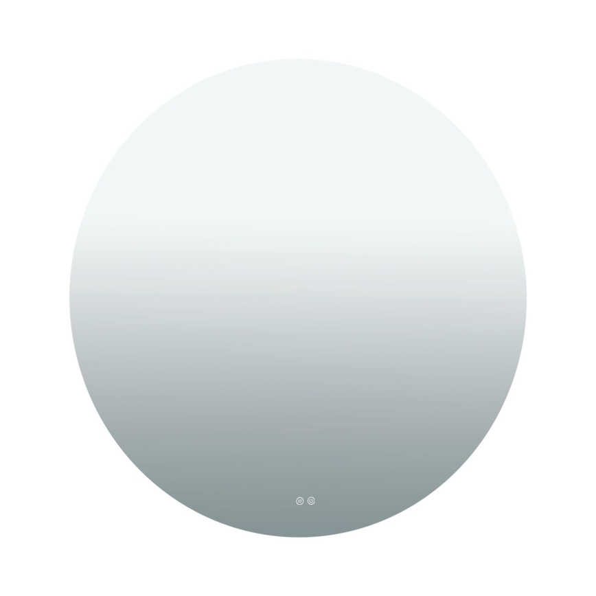 LED Kúpeľňové vyhrievané nástenné zrkadlo s podsvietením FOCUS LED/30W/230V 3000/4200/6000K pr. 100 cm IP44