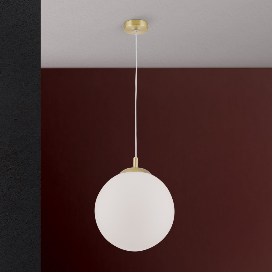 Závesný luster MADIS 1xE27/60W/230V zlatý