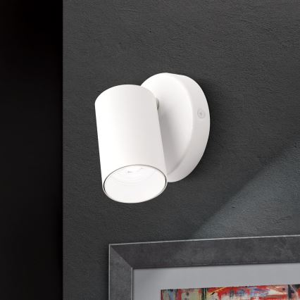 Nástenné bodové svietidlo SEAN 1xGU10/13W/230V biele