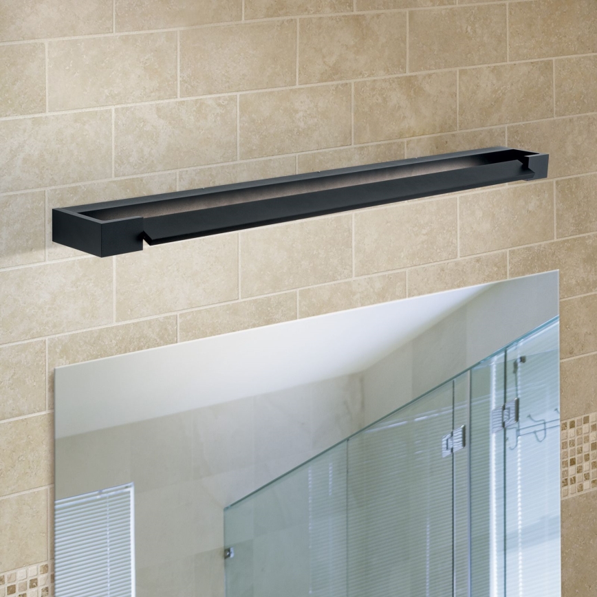 LED Kúpeľňové osvetlenie zrkadla MARILYN LED/24W/230V 90 cm IP44 čierna
