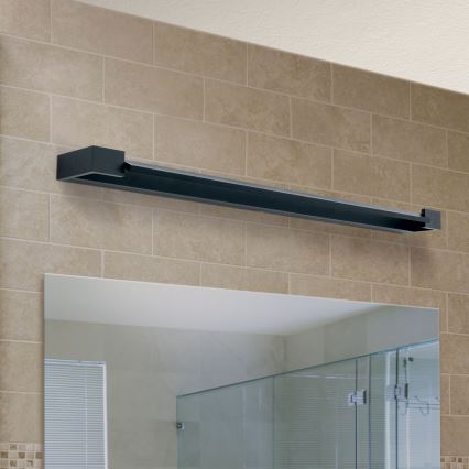 LED Kúpeľňové osvetlenie zrkadla MARILYN LED/24W/230V 90 cm IP44 čierna