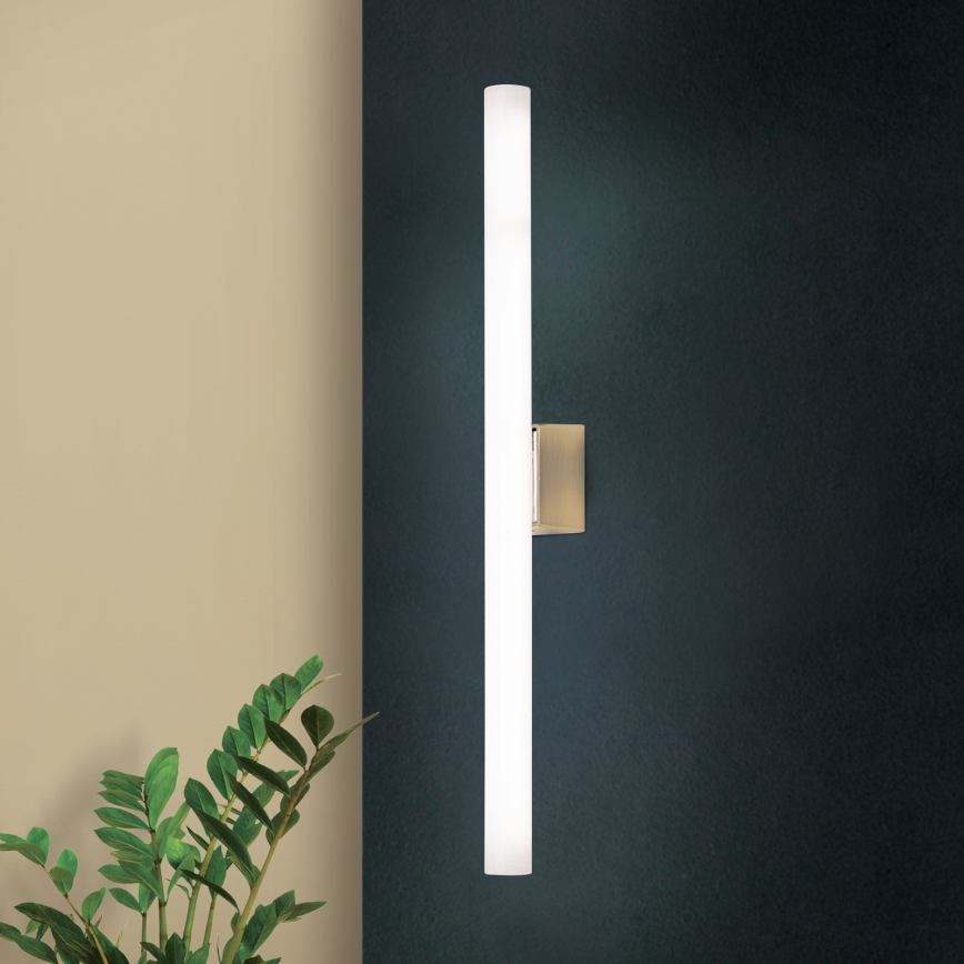 LED Nástenné svietidlo VISAGIST 1xS14d/8W/230V mosadz