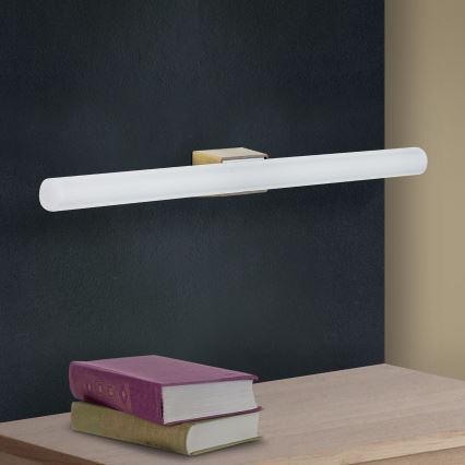 LED Nástenné svietidlo VISAGIST 1xS14d/8W/230V mosadz