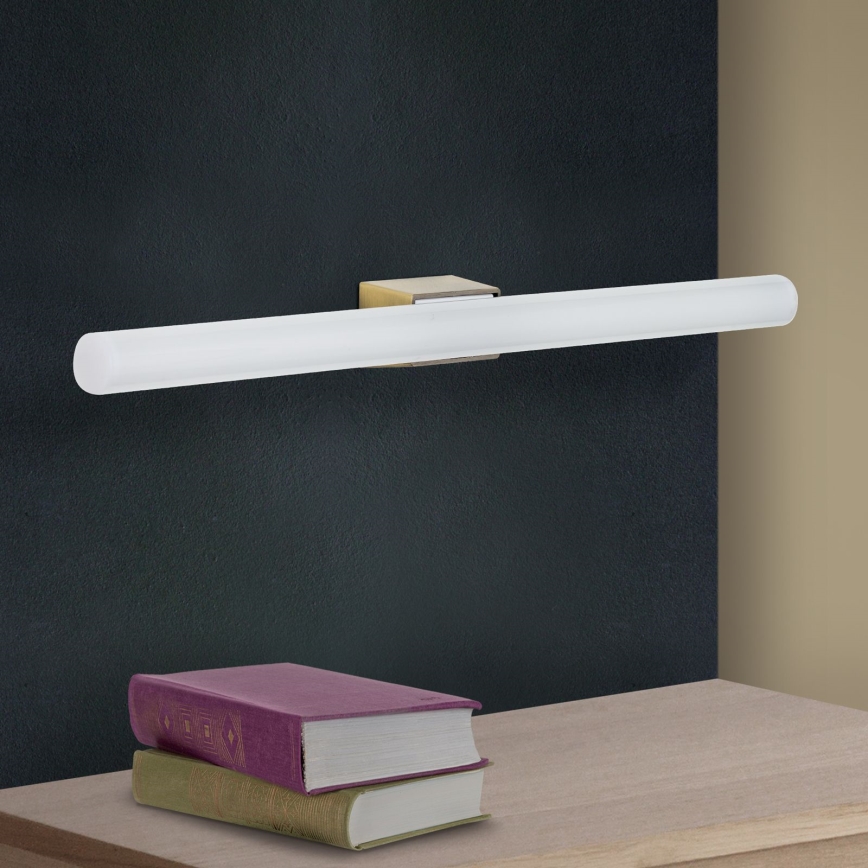 LED Nástenné svietidlo VISAGIST 1xS14d/8W/230V mosadz