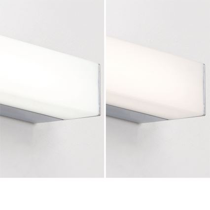LED Kúpeľňové osvetlenie zrkadla HORIZON LED/12W/230V 3000/4000K 60 cm IP44 strieborná