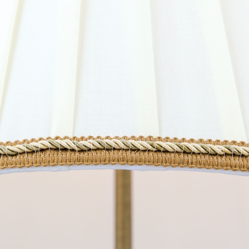 Stojacia lampa TONIA 2xE27/60W/230V 154 cm biela/bronz