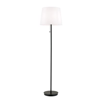 Stojacia lampa LUDWIG 1xE27/40W/230V biela/čierna
