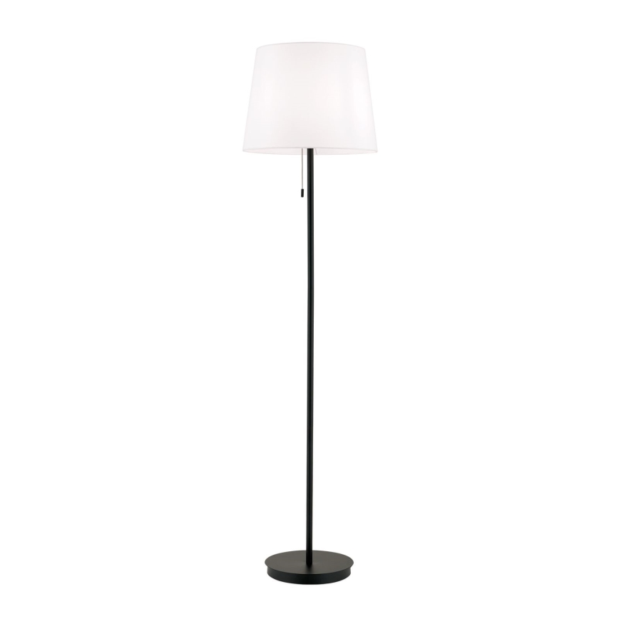 Stojacia lampa LUDWIG 1xE27/40W/230V biela/čierna