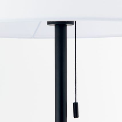 Stojacia lampa LUDWIG 1xE27/40W/230V biela/čierna