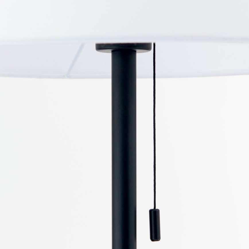 Stojacia lampa LUDWIG 1xE27/40W/230V biela/čierna