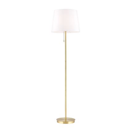 Stojacia lampa LUDWIG 1xE27/40W/230V biela/zlatá