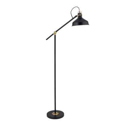 Stojacia lampa SCHILLER 1xE27/40W/230V čierna/bronz