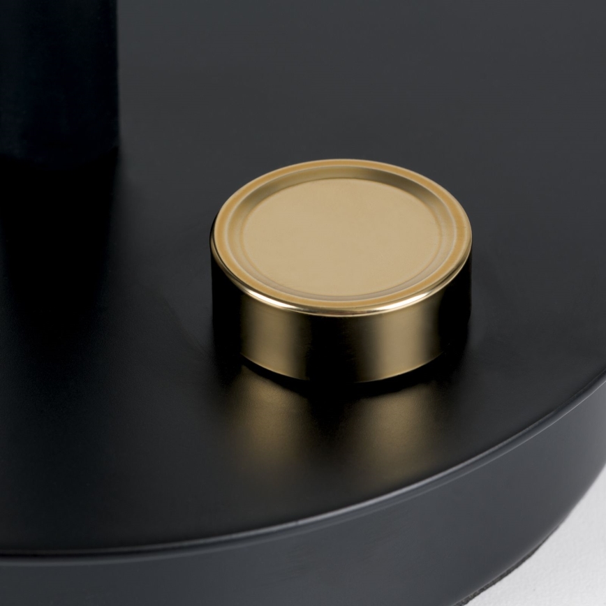 Stmievateľná flexibilná stolná lampa DOTTY 1xGU10/10W/230V čierna/mosadz