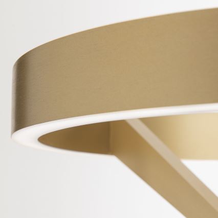 LED Stmievateľná stojacia lampa KOLK LED/40W/230V 2700/4000K zlatá