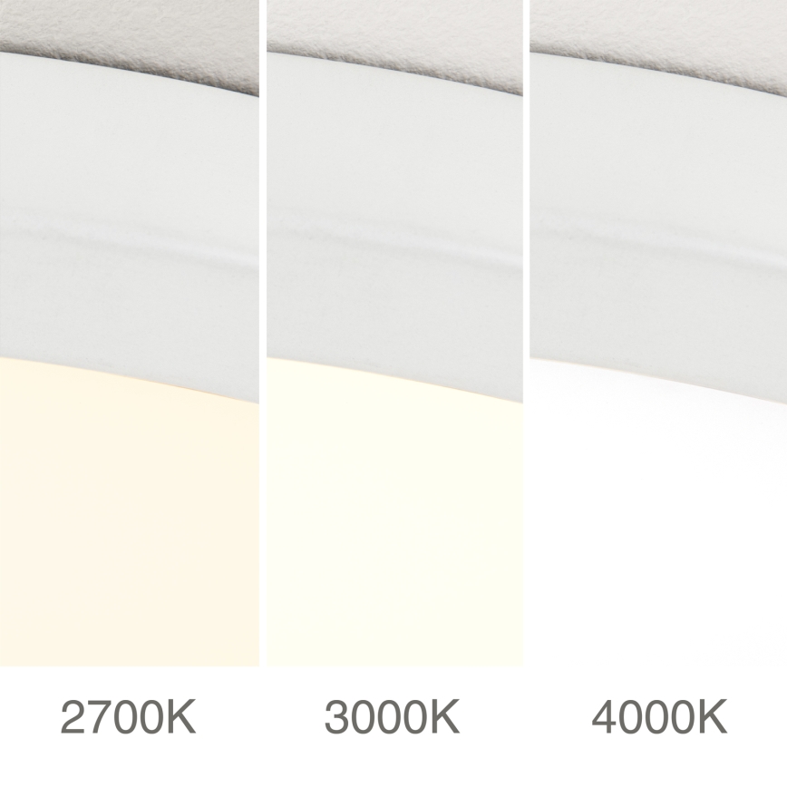 LED stmievateľné stropné svietidlo DISC LED/30W/230V 2700/3000/4000K s priemerom 40 cm biela
