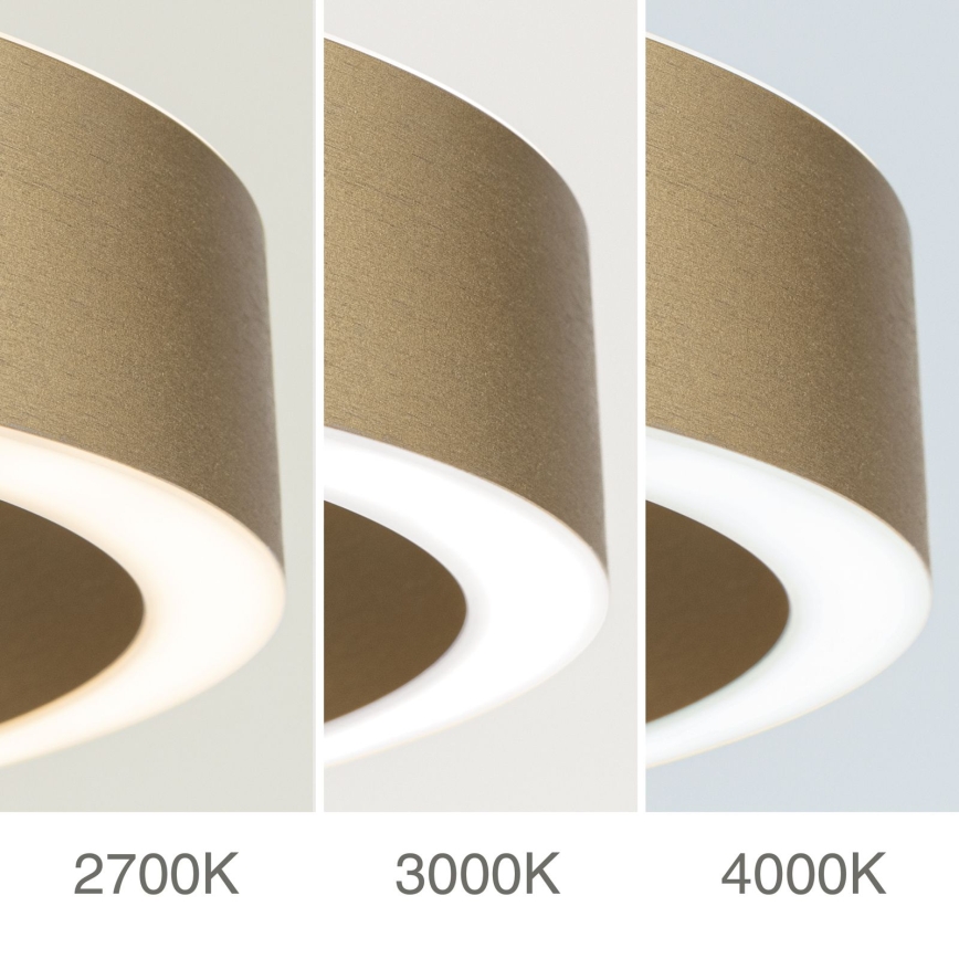 LED Stmievateľný luster na lane KOLK LED/80W/230V 2700/3000/4000K priemer 80 cm zlatá