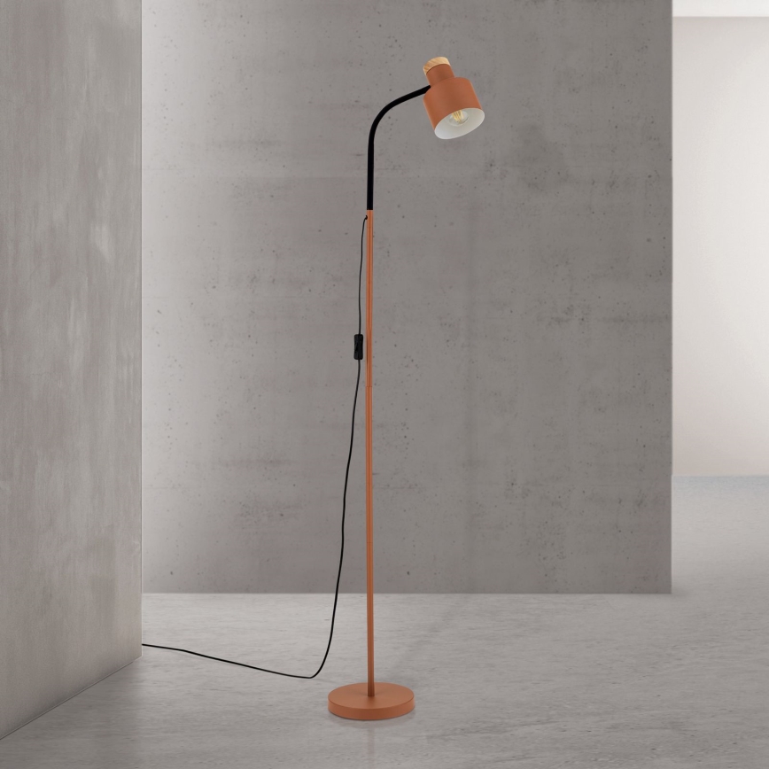 Stojacia lampa GILI 1xE27/40W/230V tehlová