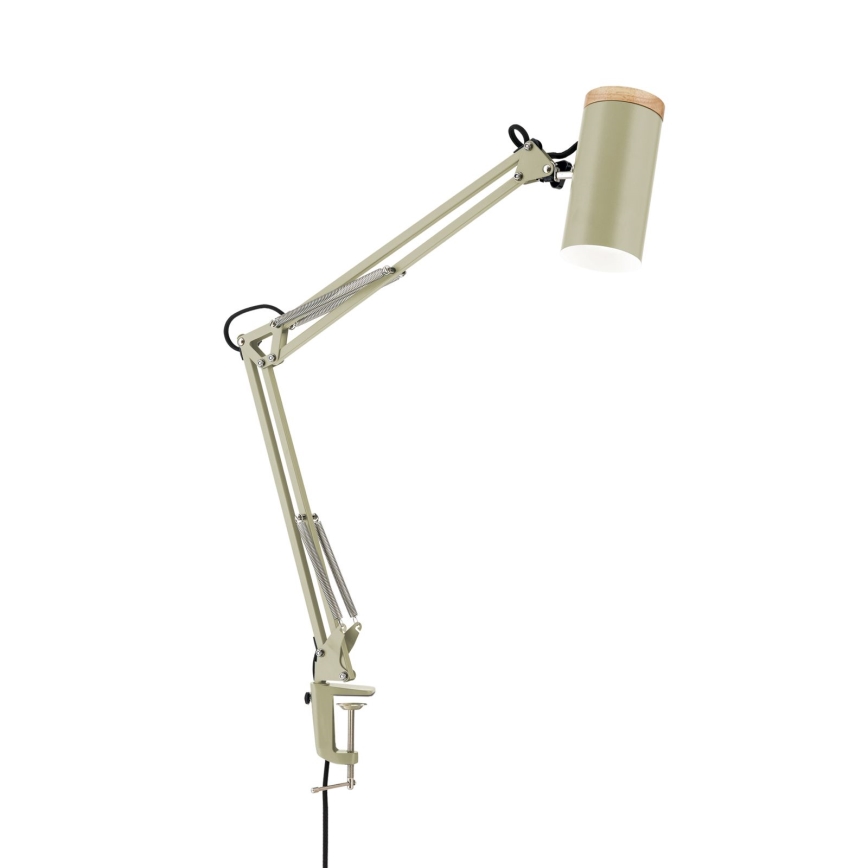 Stolná lampa so svorkou GILI 1xE27/40W/230V zelená
