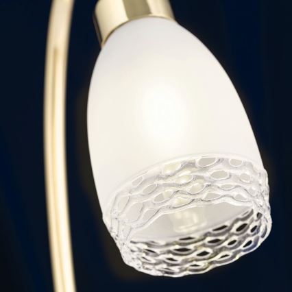 Stolná lampa CARLA 1xG9/28W/230V zlatá