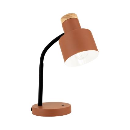 Stolná lampa GILI 1xE27/40W/230V tehlová