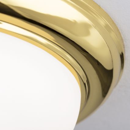 Stropné svietidlo EMPIRA 2xE14/40W/230V pr. 26,5 cm zlaté