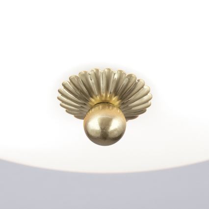 Stropné svietidlo EMPIRA 2xE27/40W/230V Ø 35,5 cm mosadz