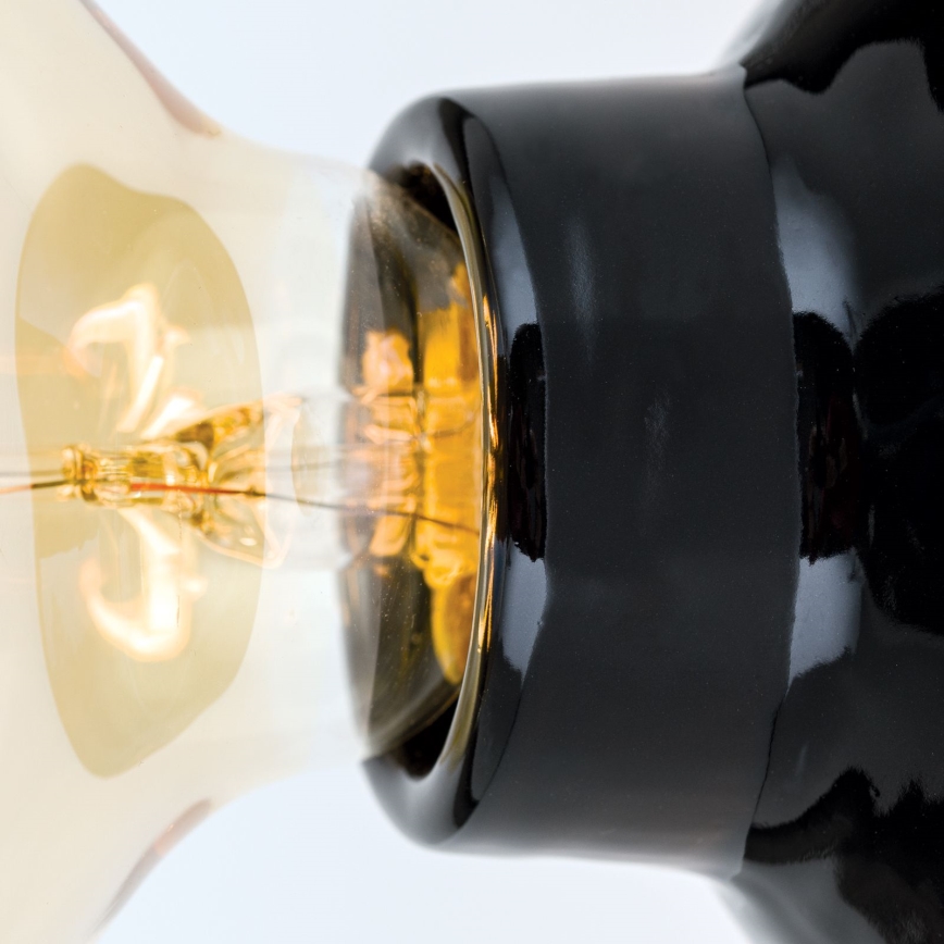 Stropné svietidlo FROST 1xE27/60W/230V čierne