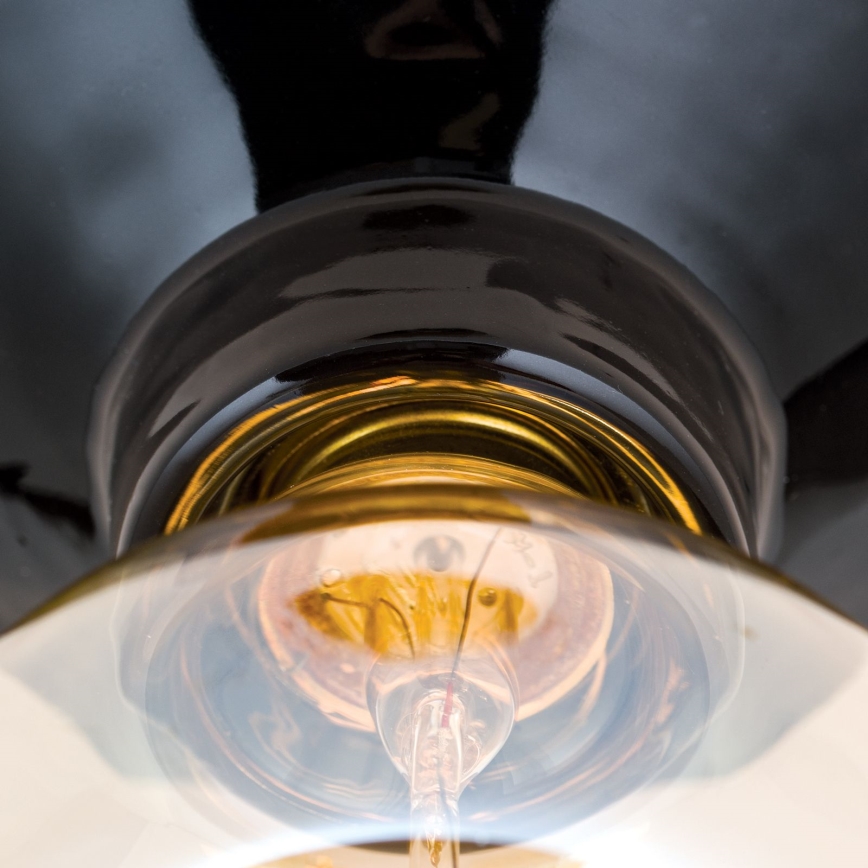 Stropné svietidlo FROST 1xE27/60W/230V čierne