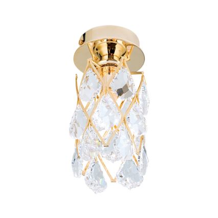 Stropné svietidlo RITA 1xG9/40W/230V pr. 9 cm zlaté