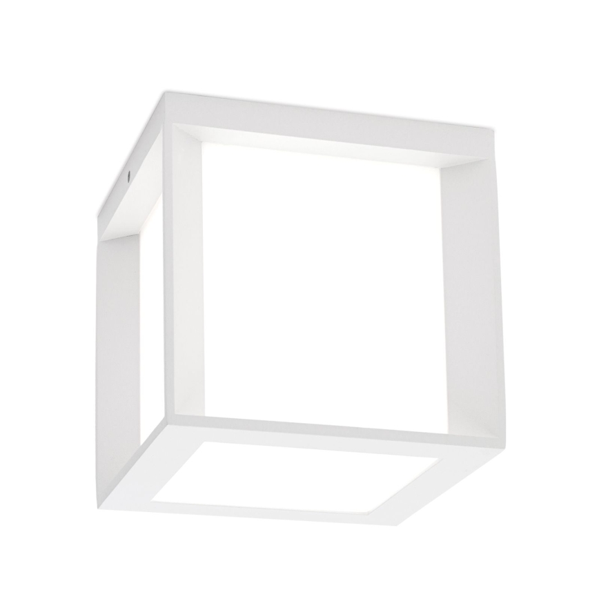 Vonkajšie svietidlo HENRY 1xE27/15W/230V 16x16 cm IP44 biela