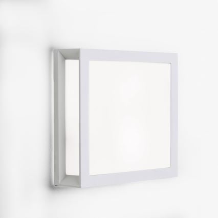 Vonkajšie svietidlo HENRY 2xE27/15W/230V 26x26 cm IP44 biele